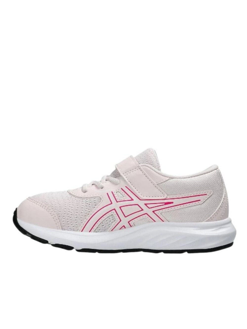 Asics Girl's Pale Pink Contend 9 Low Top Athletic Running Shoes Size 1